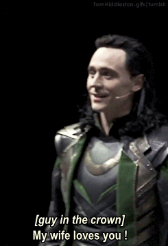 reckless3501:  -Where are your ‘Avengers’ now? (Guy in the crown): -My wife loves you! 