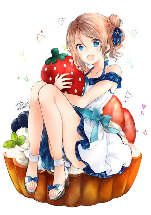 xoxomelon: &ldquo;いちごと曜ちゃん⚓️✨ t.co/sYFBcBY6Qa&rdquo;