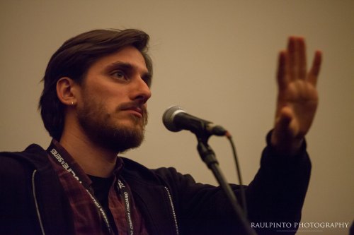 Luca Marinelli at Festa do Cinema Italiano in Lisbon, Portugal on April 4, 2016 | Photographed by Ra