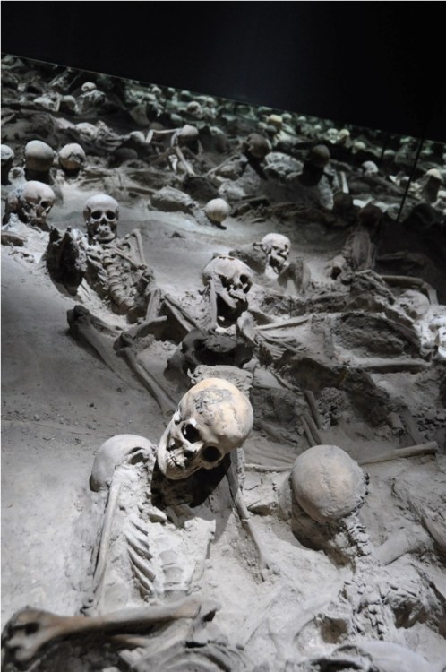 Herculaneum (in modern Italian Ercolano) was an ancient Roman town destroyed by volcanic pyroclastic flows in 79 A.D., located in the territory of today’s commune of Ercolano, in the Italian region of Campania in the shadow of Mount Vesuvius. It