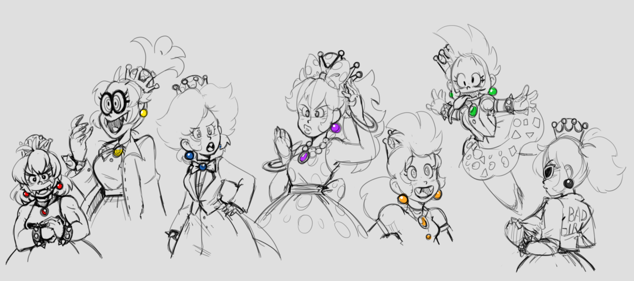 yotomore:I doodled this forever ago. I was planning to color but I never finished