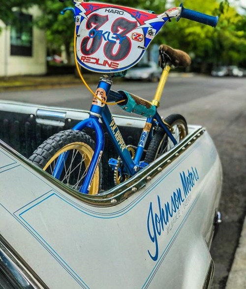 snakebitebmx: This is a nice combo!! @knucklehustle getting ready for summer!!! #bmx #pkripper #olds