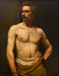 19thcenturyboyfriend:  Male Model, Albert Edelfelt 