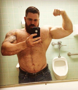 bearcolors:  hairyboyfriends:Look more at http://gaybearpin.com/ More photos of hot beefy hairy men - follow me: http://bearcolors.tumblr.com - Thank you!