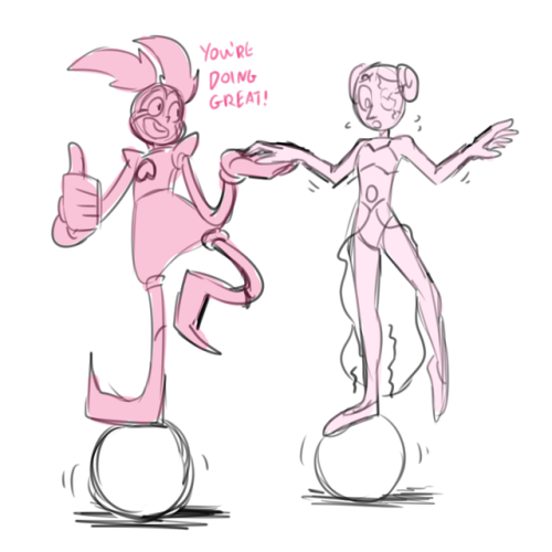 roposhipin: Spinel and Pink Pearl being friends porn pictures