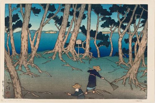 Katsura Island in Matsushima (from the series Souvenirs of Travel I), Hasui Kawase, 1919