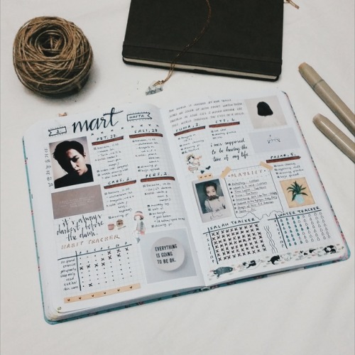 spread of the first week of march sorry i’m very late but i’ve been kinda busy lately so