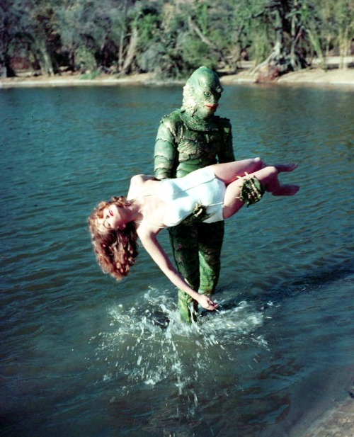 boomerstarkiller67:  Ben Chapman and Julie Adams - Creature from the Black Lagoon (1954) 