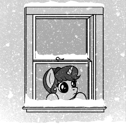 I made the mistake of looking out the window a minute ago.