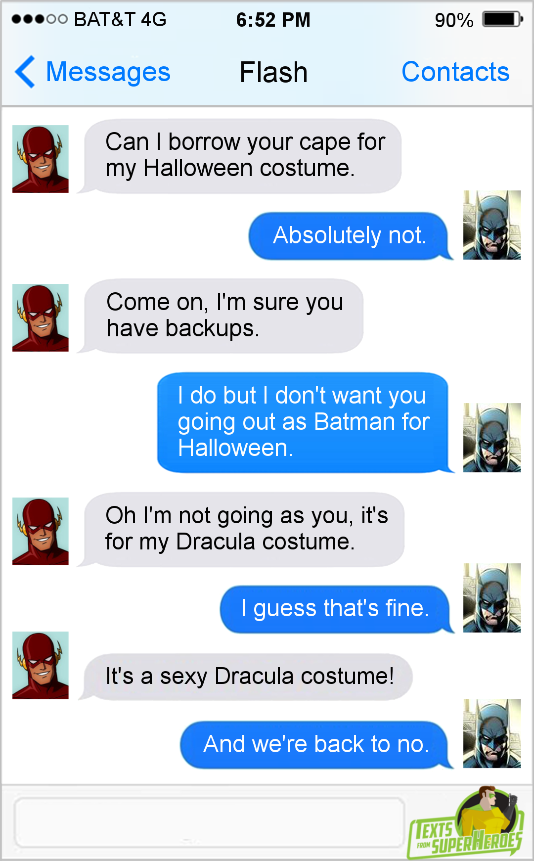textsfromsuperheroes:  The Best of Halloween on Texts From Superheroes       