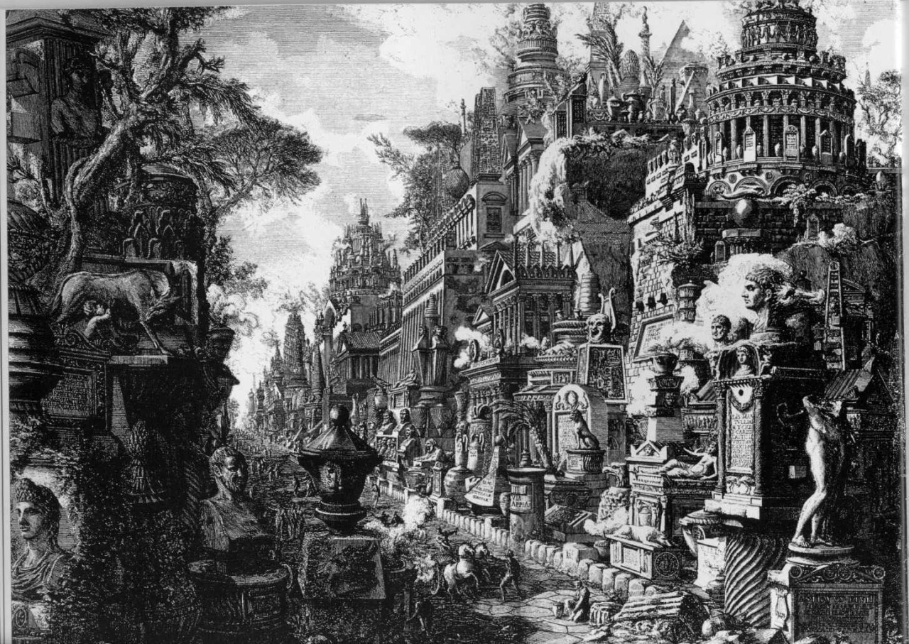 al-inda:  Giovanni Battista Piranesi, Via Appia and Via Ardeatina, from Le Antichita