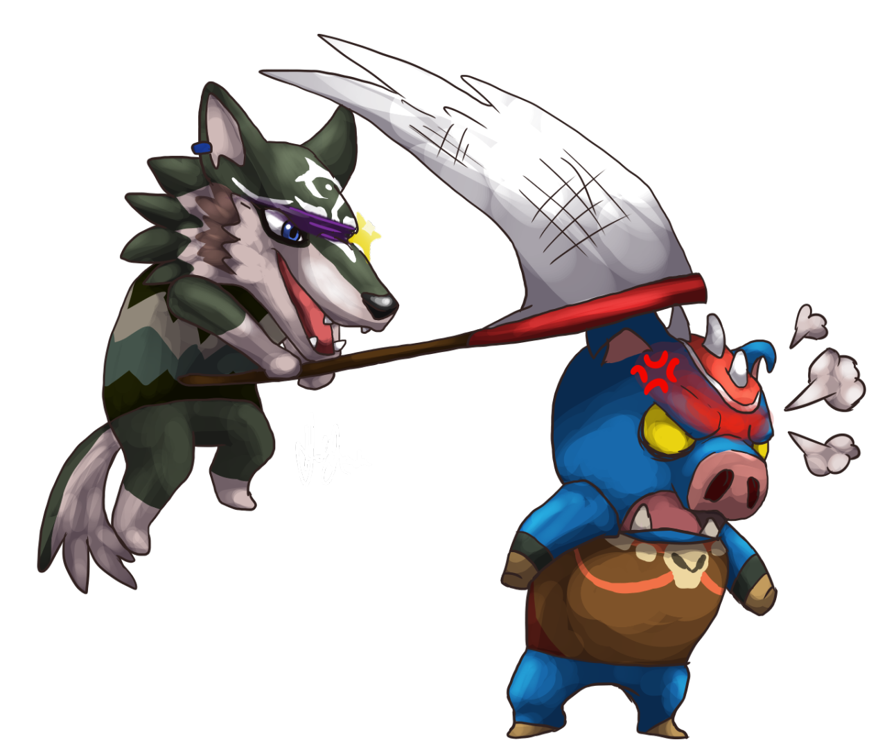 mapleleafstudio: “Gotcha!” That ACNL update tho… Anyone know their catchprases?