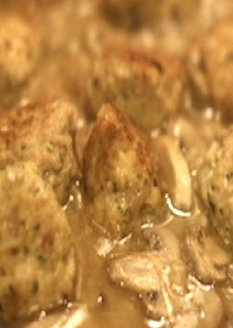 Chicken Marsala Meatballs - Cuisine
