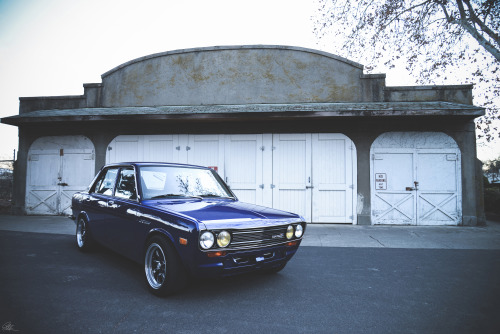 cette-annee:  Dustin Frisk’s 1972 Datsun 510 - shot by Courtney Cutchen on Flickr.