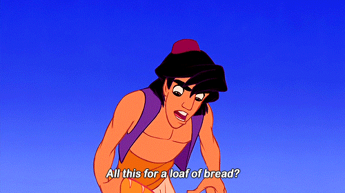 the-skeleton-queen:wonderful-disney-recpies:Aladdin - Aladdin Bread Loaf“Mama Mia.” - AladdinWHAT YO