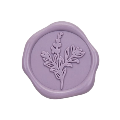 by theluzvre on tumblr. flower wax seal