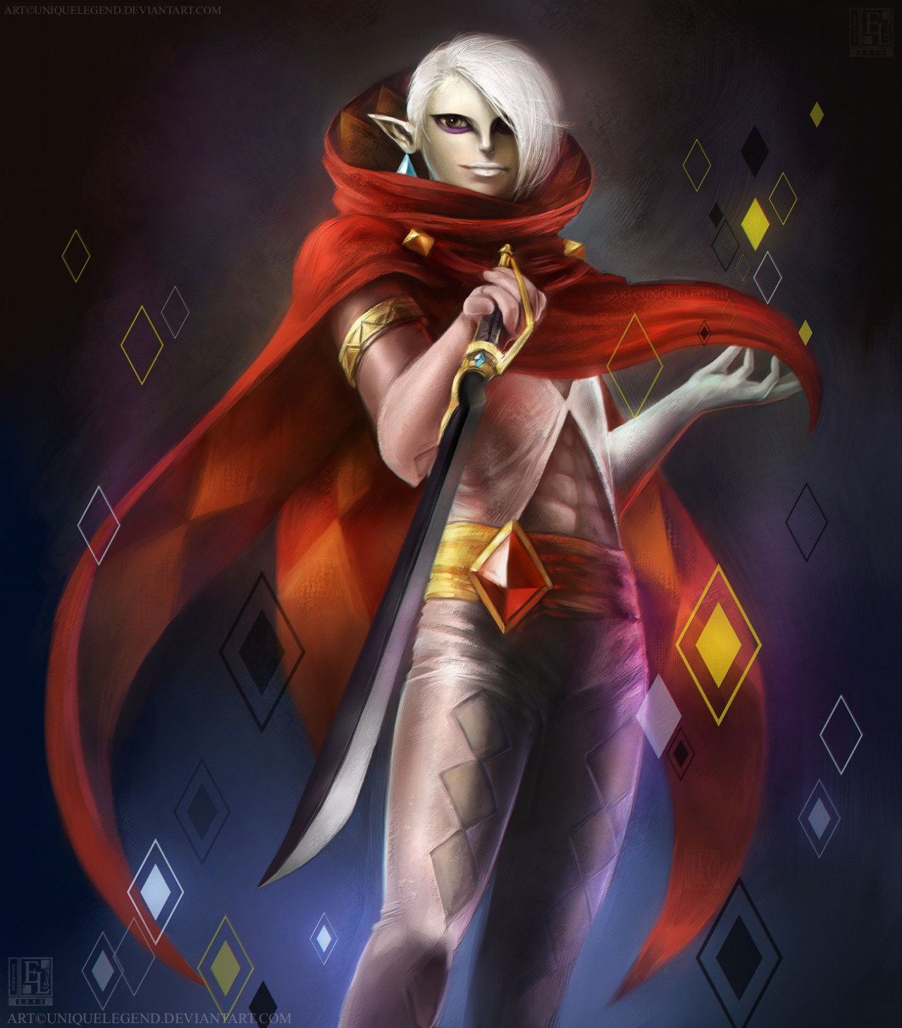 legend-of-zeldas-lullaby:  Ghirahim by =uniqueLegend 