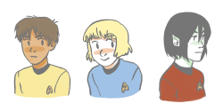 aarlert:  some stress-relieving star trek au doodles 