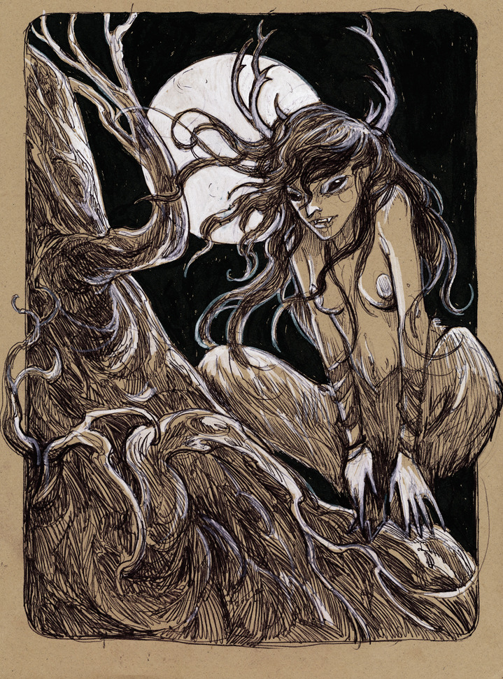 littlebunnysunshine:  Nightfaun by merlot 