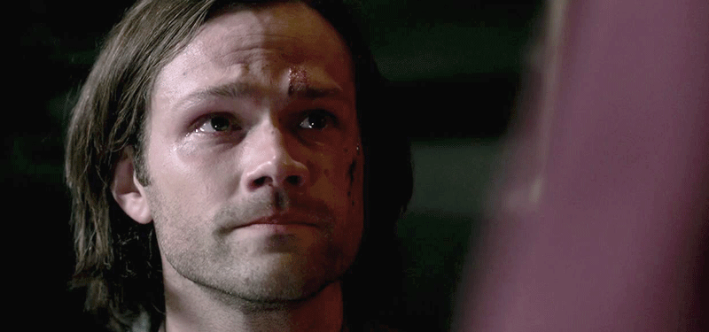 sam-and-dean-forever:  “You’re my weak spot, Sammy.” “You are.” “And