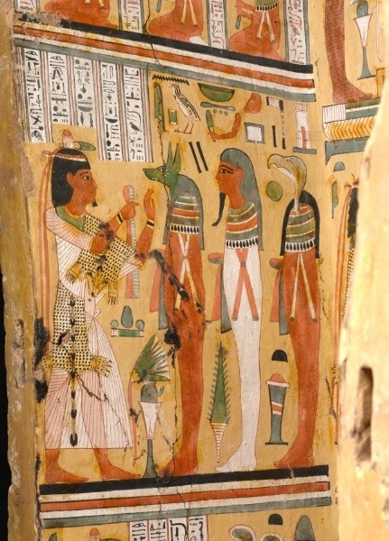 Paintings from the coffin of Nesykhonsu, late 21st Dynasty