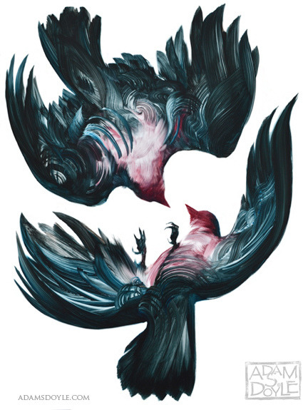 seraphica:  Paint in Motion: The art of Adam S. Doyle [via] 
