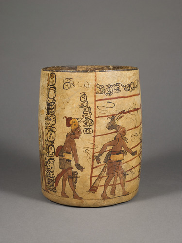 slam-african:Ballgame Vessel, Maya, c.700–800, Saint Louis Art Museum: Arts of Africa, Oceania, and 