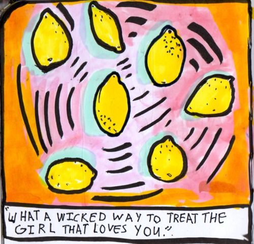 haleyincarnate: allmymetaphors: i watched lemonade and the whole time i sketched a bunch of lemons &
