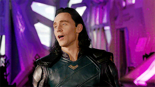 hiddleston-daily:Loki in Thor Ragnarok: Pride Colors Edition