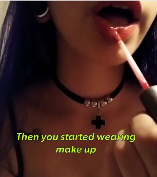 mandatory-feminization:  kinkypantyboy: Fuck yessss i love being a stupid faggot for cock !!! Thats 