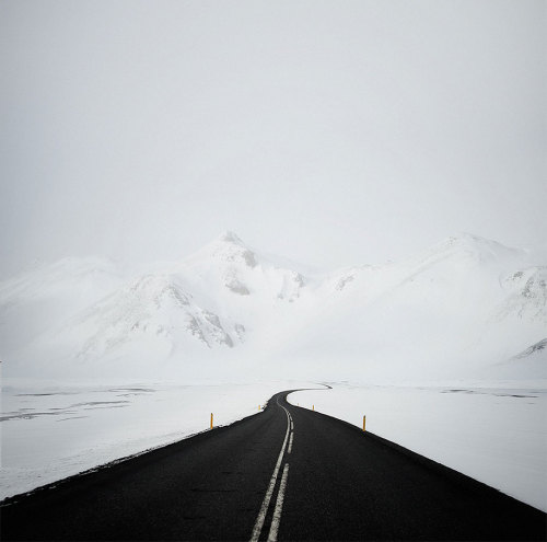 asylum-art: Photographer Captures Roads In Desolate Landscapes Around The World More info: andylee.c