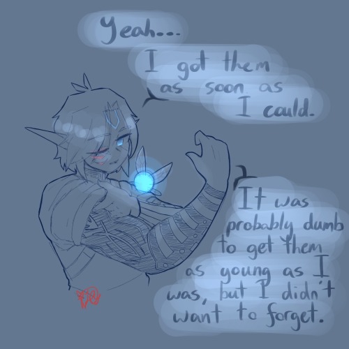 Personal Headcanon: Time Got Tattoos At Some Point