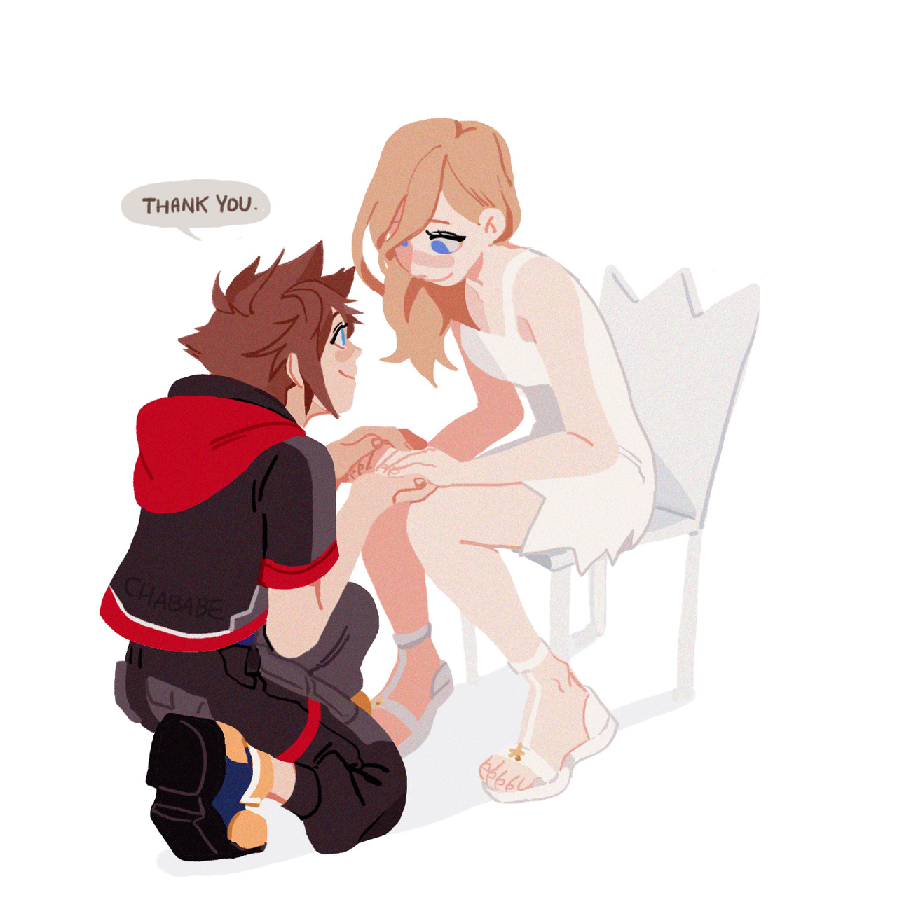 chababebe:  I couldn’t tell you this after all. Any unauthorized use of my artwork