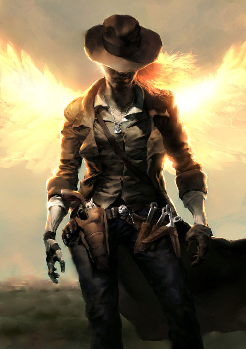 le5chwa:lady-feral:queensasha24:wearepaladin:Gunslinger by Robert S.@lady-feral this is totally you 