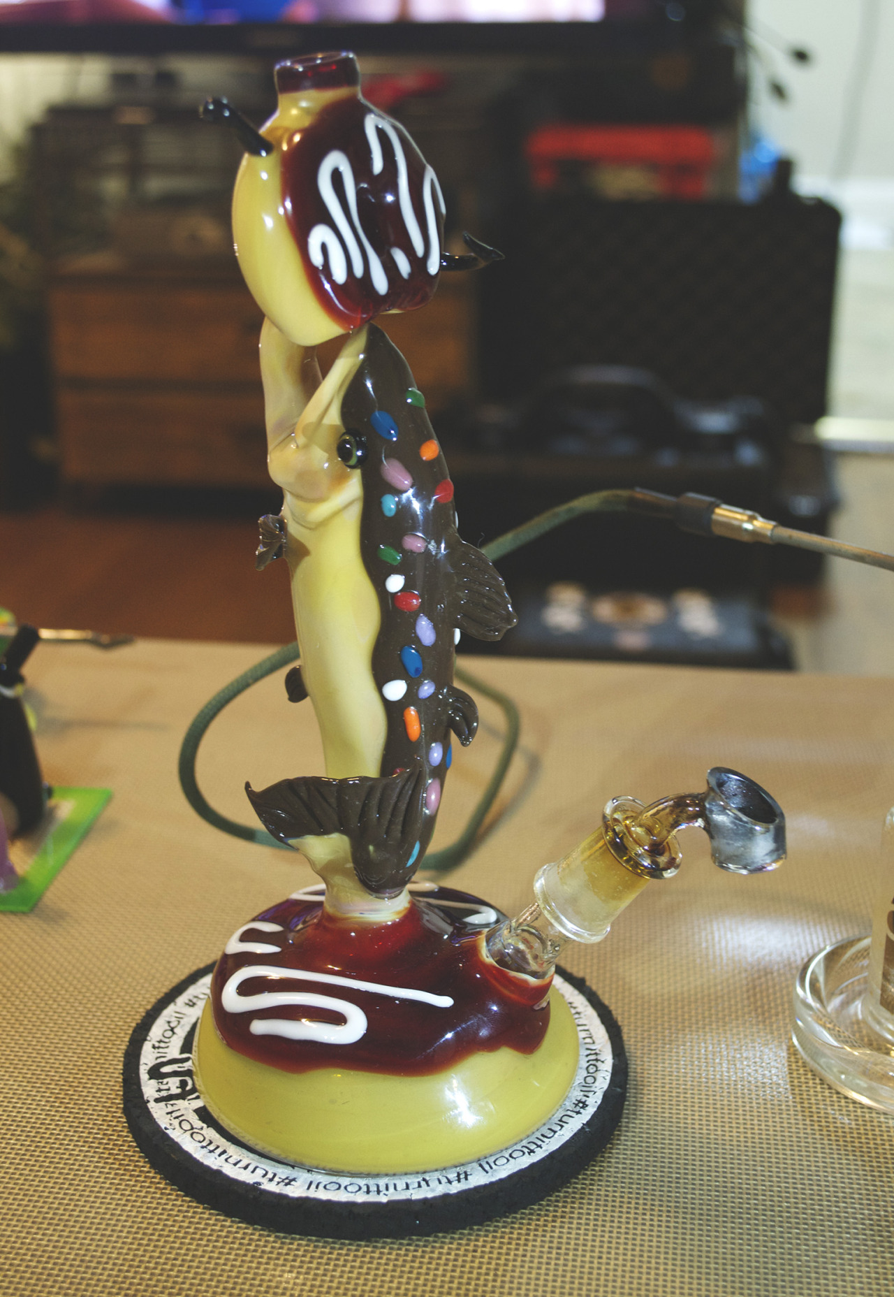 higher-archy:  KGB Glass x 603 Glass – “Rainbow Trout” collab