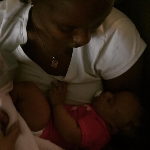 We come home and our Daughter Niece @tierradoll18 has Baby Boo Snuggled!!! #CutestEver (at Signal Hi