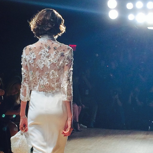  Modern Marilyn themed Jenny Packham SS15 fresh off the runway. The question is, will her SS15 Intim