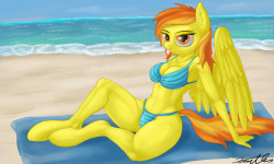 Beach Dayhad Fun With This One.this Started As A Sketch I Did At Work Yesterday Xp