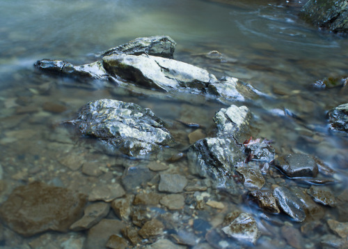 Long exposures of water, drawn soft like cotton or smooth like glass.