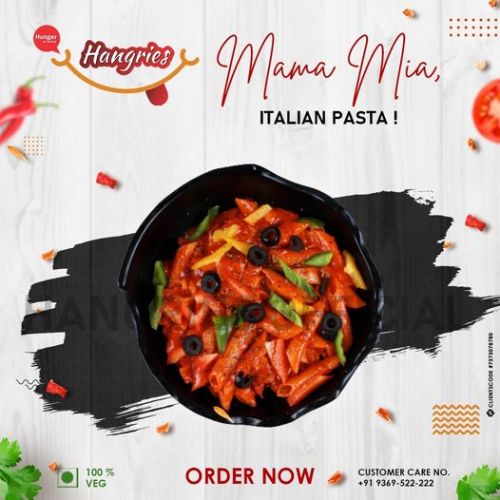 Mama Mia, Italian Pasta.It’s pasta time!Enjoy the best Italian food with Hangries.Call us for more enquires +91-9369-522-222 #italian#pasta#hangries#food#foodie#foodlover#pastalover#italianfood#yummy#delicious