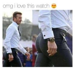 david-beckham:  Do you like this watch?! :P