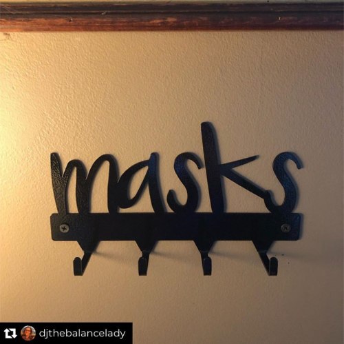 Repost from @djthebalancelady•Another satisfied customer! #maskup #maskrack www.instagram.co