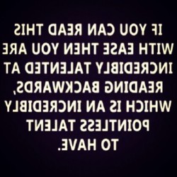 veeeeeveeeee:  Got. My. Head. Spinning. Oh. I. Guess. It’s. Because. Im. Dozing. My. Effing. Ass. Off. This. Early. Zzzz