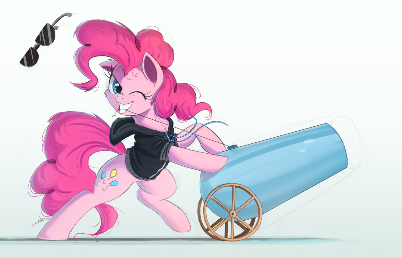 ncmares:Surprise Incognito Party Cannon! They never saw her coming. I  took a few