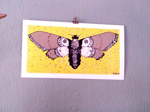 revolta:I just added a few new items to my etsy, specifically some bike prints and a moth print. Mor