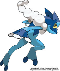 tokeness:  Frogadier by ~Xous54