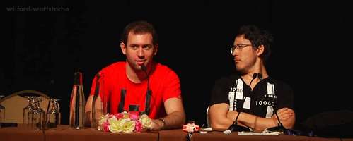 wilford-warfstache:  Markiplier and Lordminion777 at PAX 2014 The Bromance is real