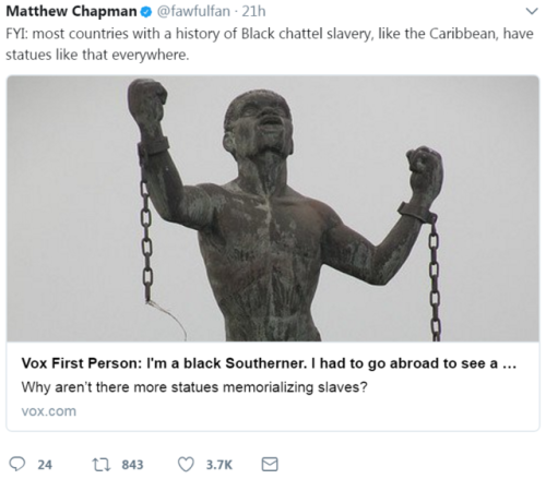 blackness-by-your-side: We need statues of black folks both in the South and in the North.