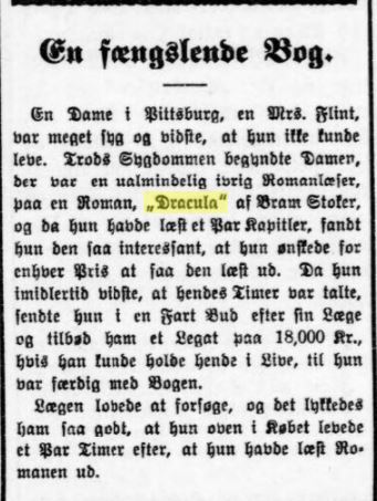 Clip of newspaper article