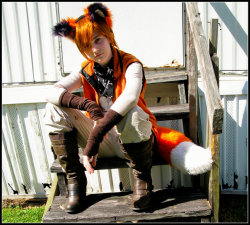 kittensightings:  One Cool Fox by Inochi-Kitsune 